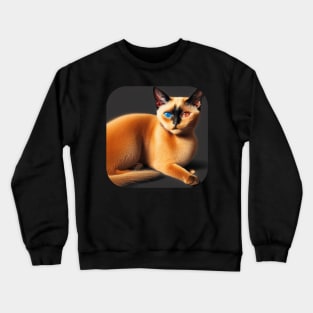 Siamese cat Crewneck Sweatshirt